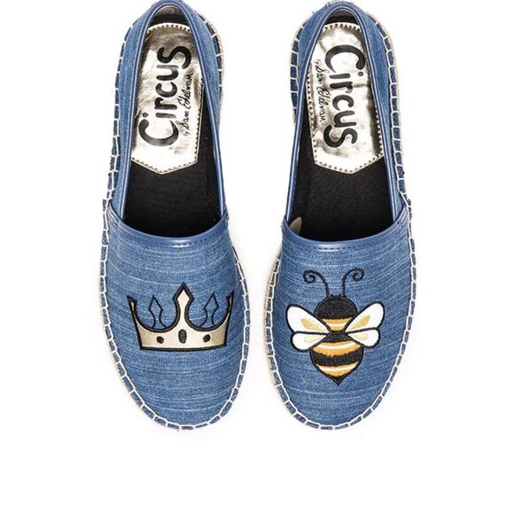 Sam Edelman Leni 6 Queen Bee Espadrille - Size 8 - Blue - Picture 1 of 8